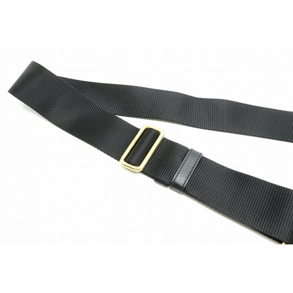 Prada Bag Leather Nero Shoulder Black Nylon - Picture 4 of 8